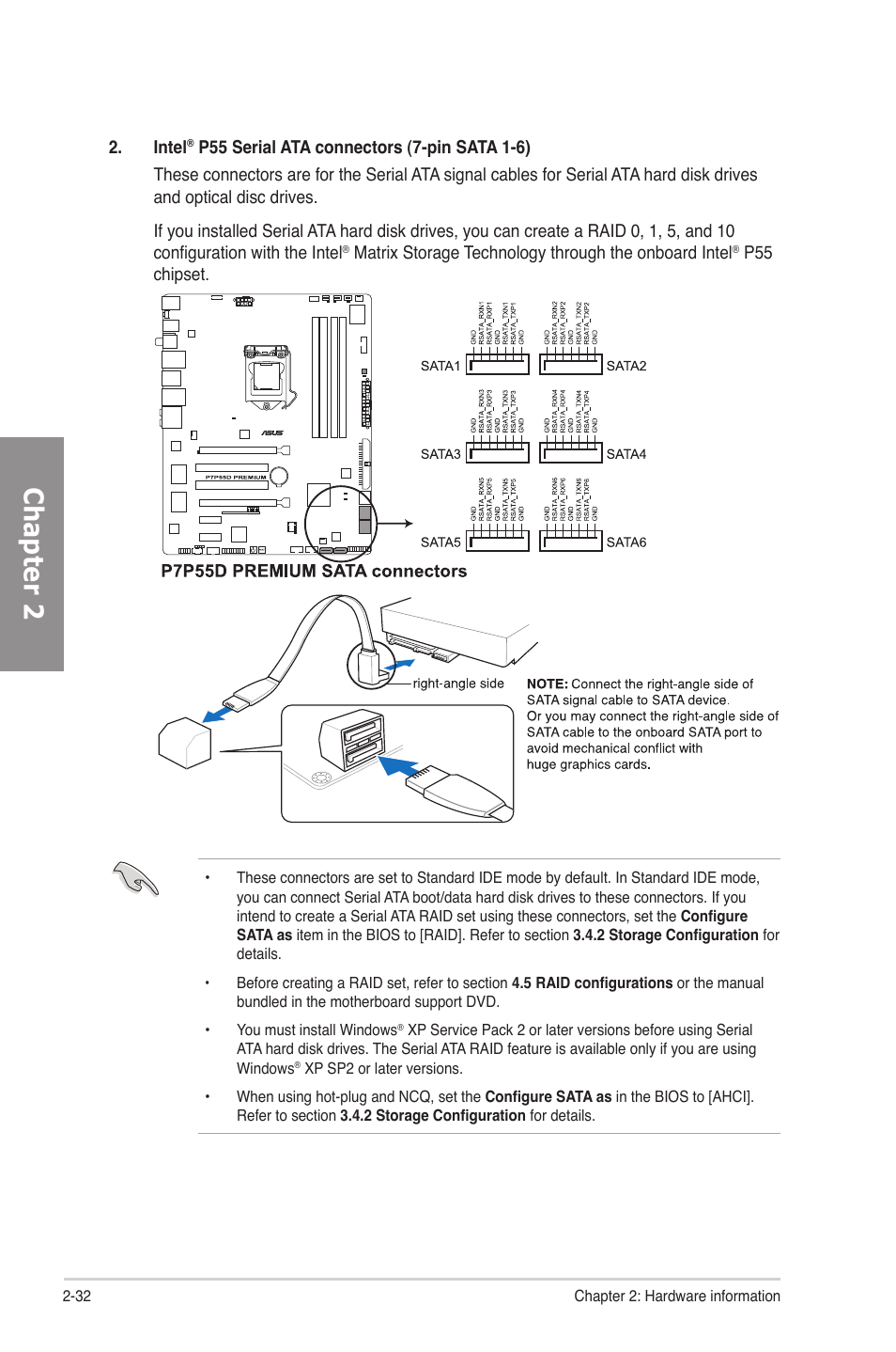 Chapter 2 | Asus P7P55D Premium User Manual | Page 52 / 128