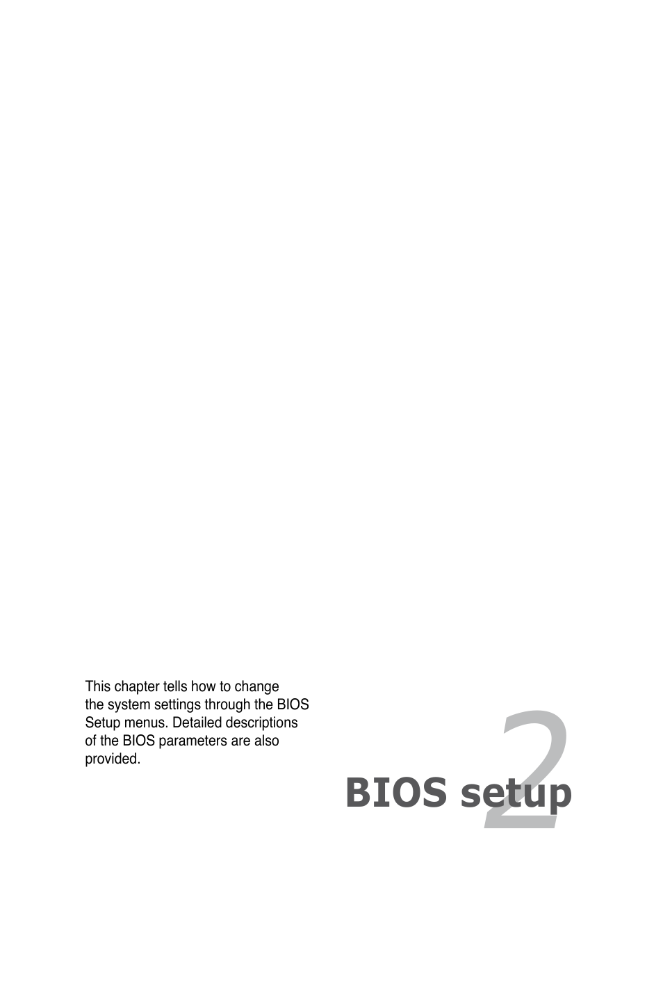 Chapter 2 bios setup, Chapter 2, Bios setup | Asus M3A-H/HDMI User Manual | Page 49 / 106