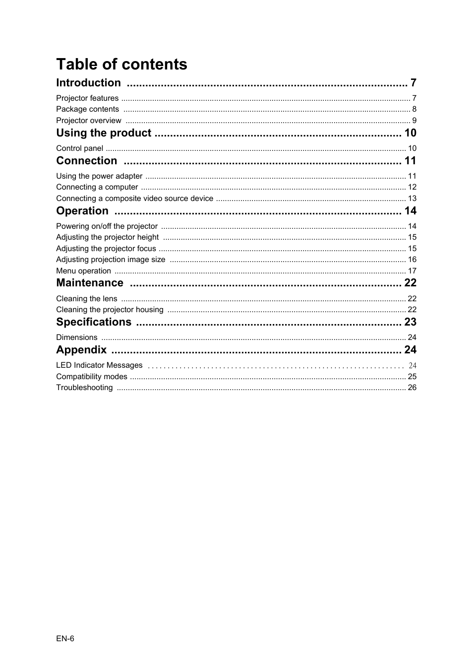 Asus P1 User Manual | Page 6 / 26