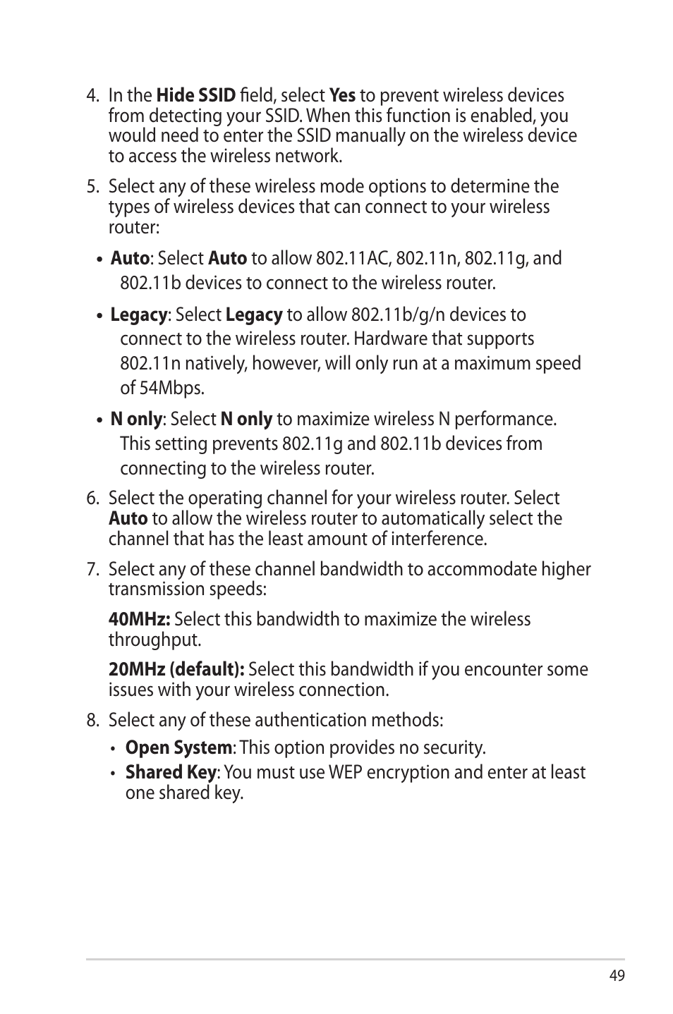 Asus RT-AC68R User Manual | Page 49 / 129