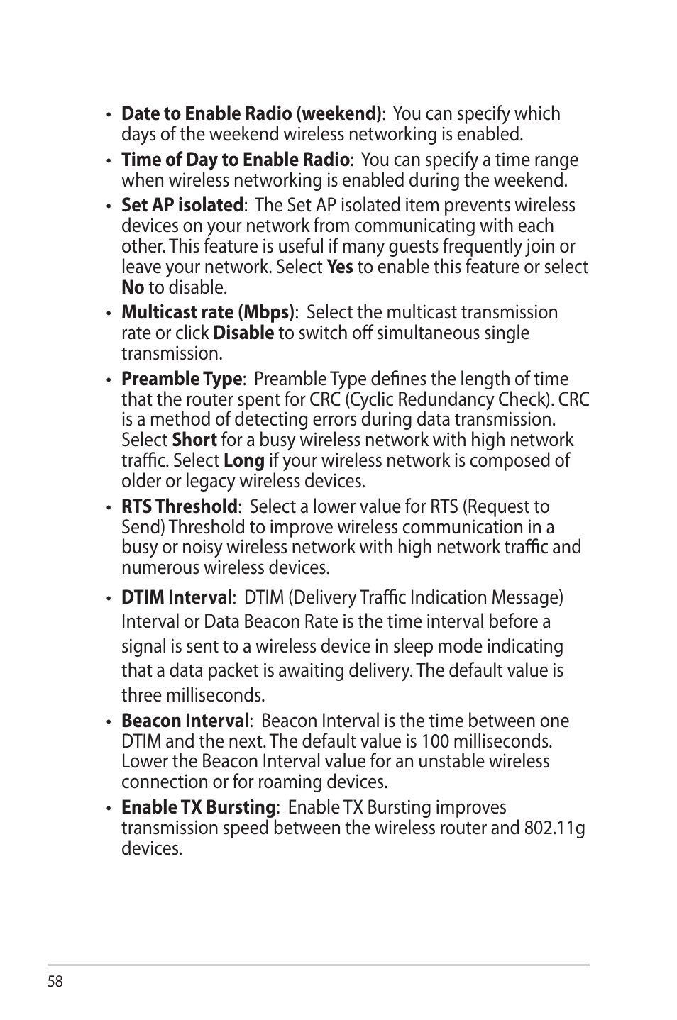 Asus RT-AC68R User Manual | Page 58 / 129