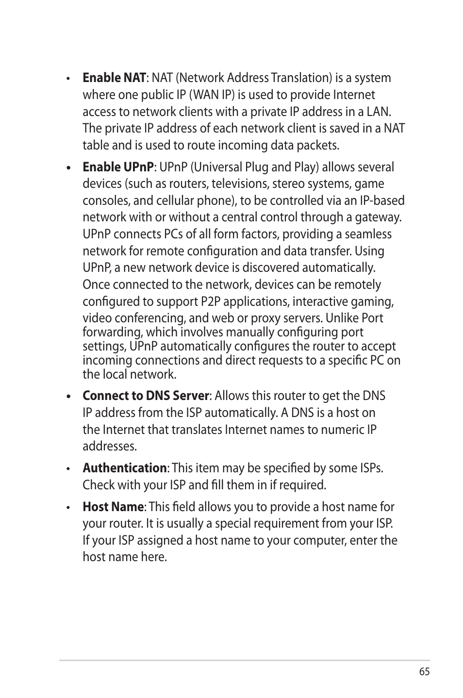 Asus RT-AC68R User Manual | Page 65 / 129