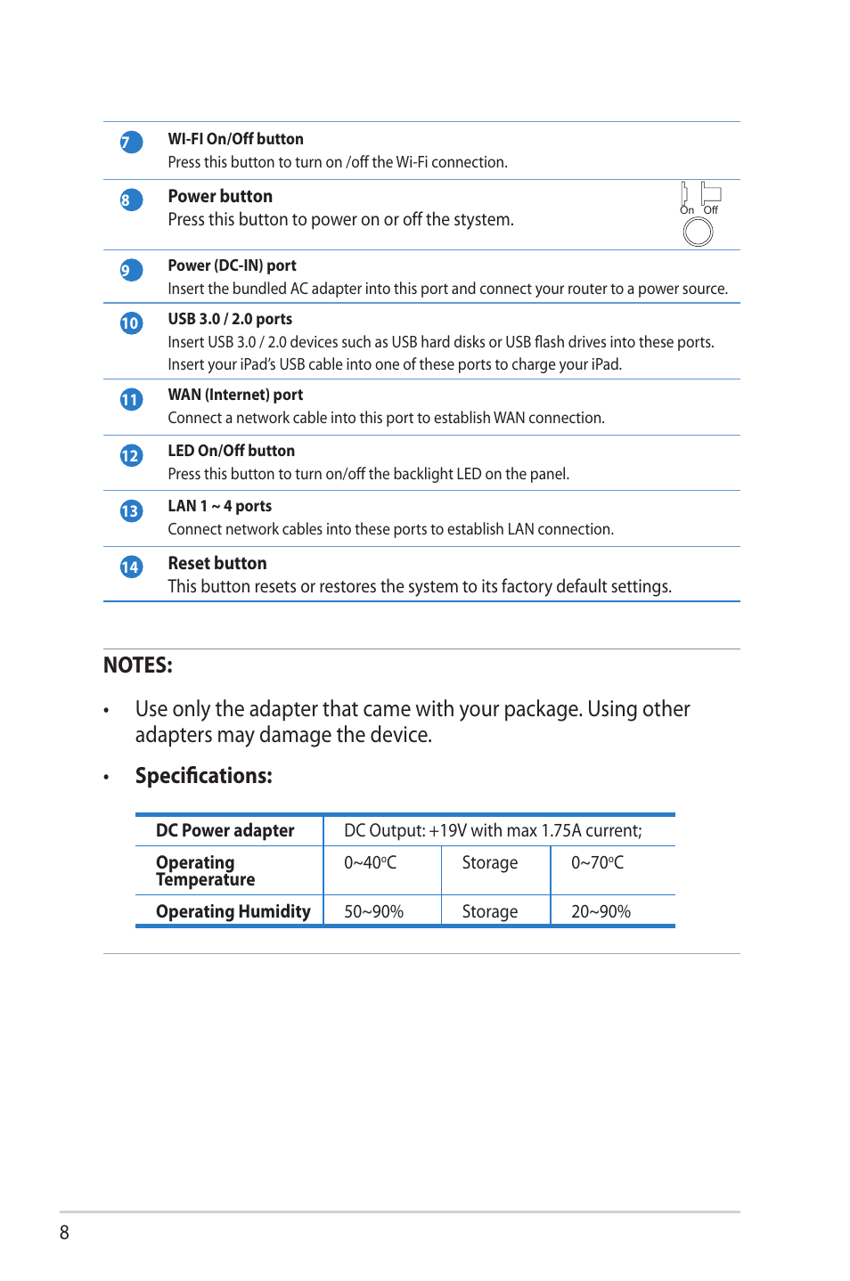 Asus RT-AC68R User Manual | Page 8 / 129