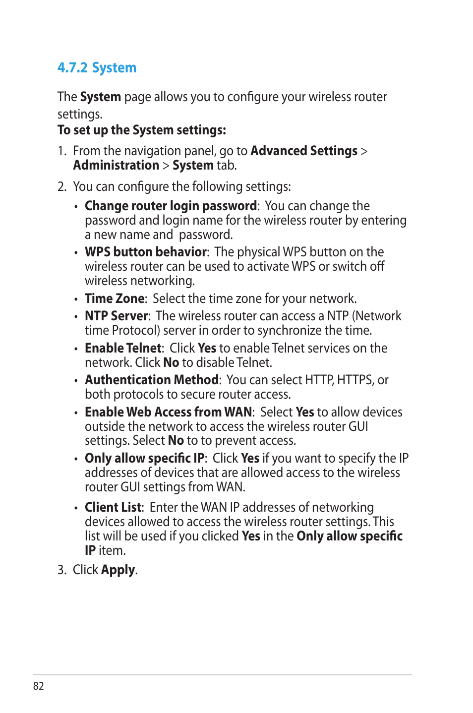 2 system | Asus RT-AC68R User Manual | Page 82 / 129