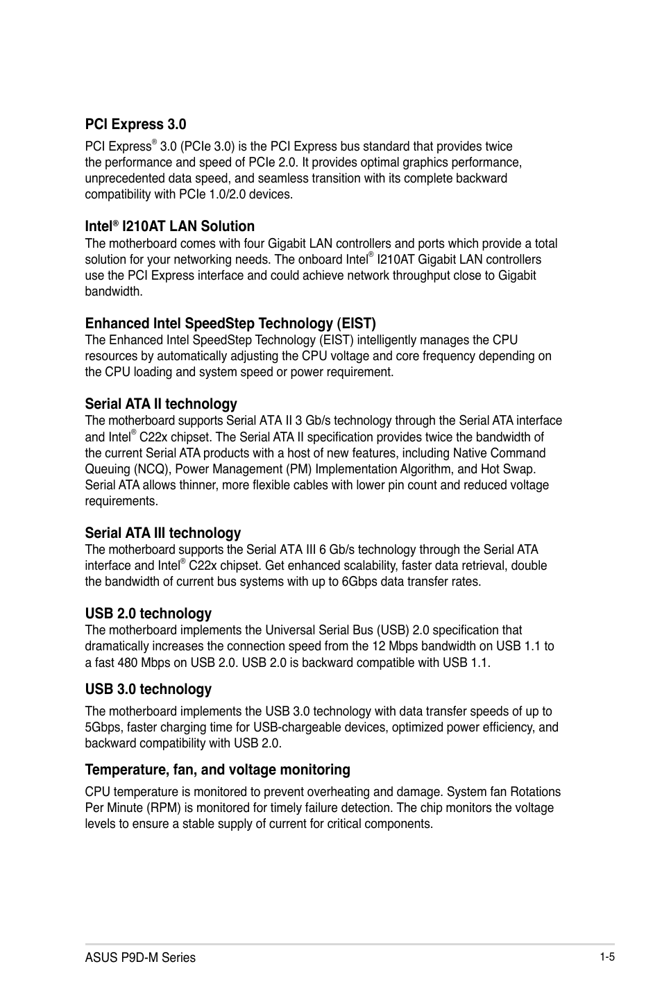 Asus P9D-MV User Manual | Page 19 / 156