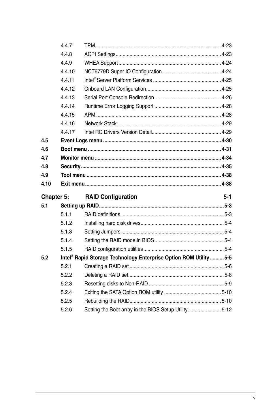 Asus P9D-MV User Manual | Page 5 / 156