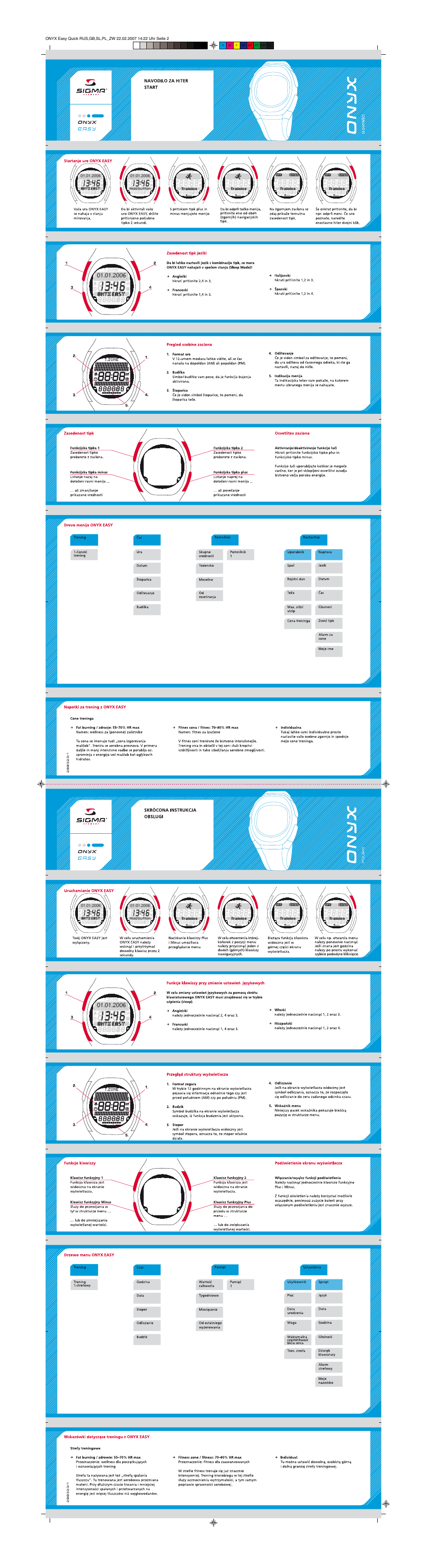 SIGMA ONYX EASY User Manual | Page 2 / 2