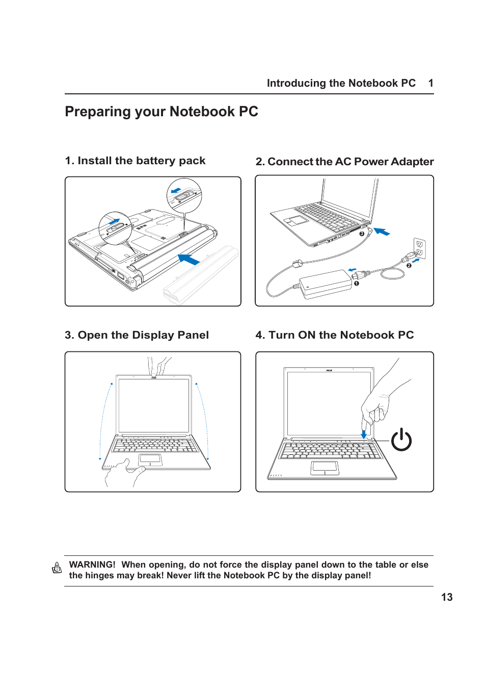 Asus VX1 User Manual | Page 13 / 77