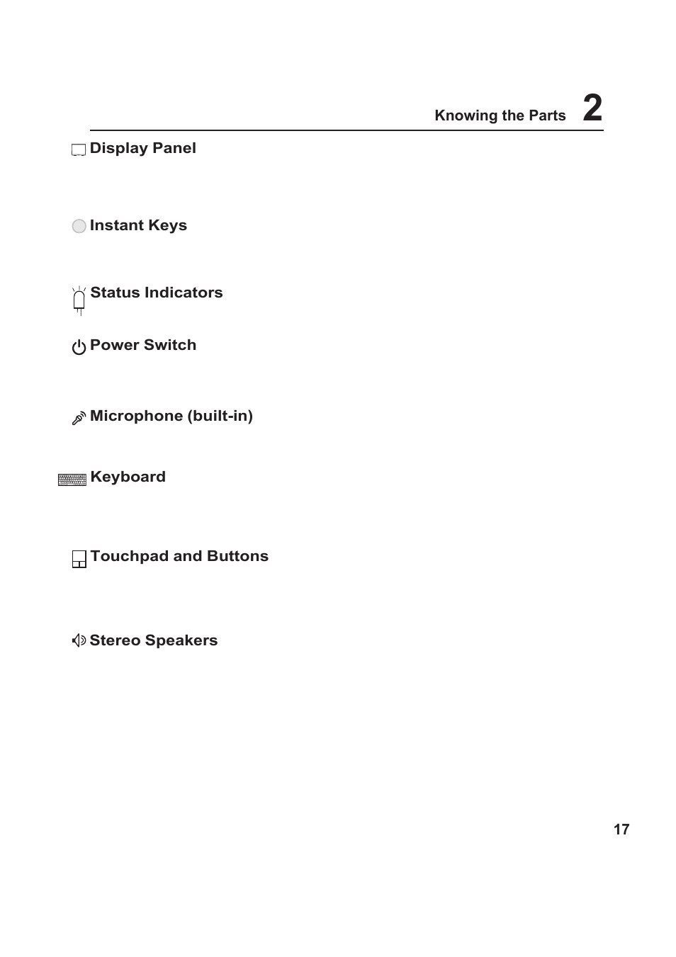 Asus VX1 User Manual | Page 17 / 77