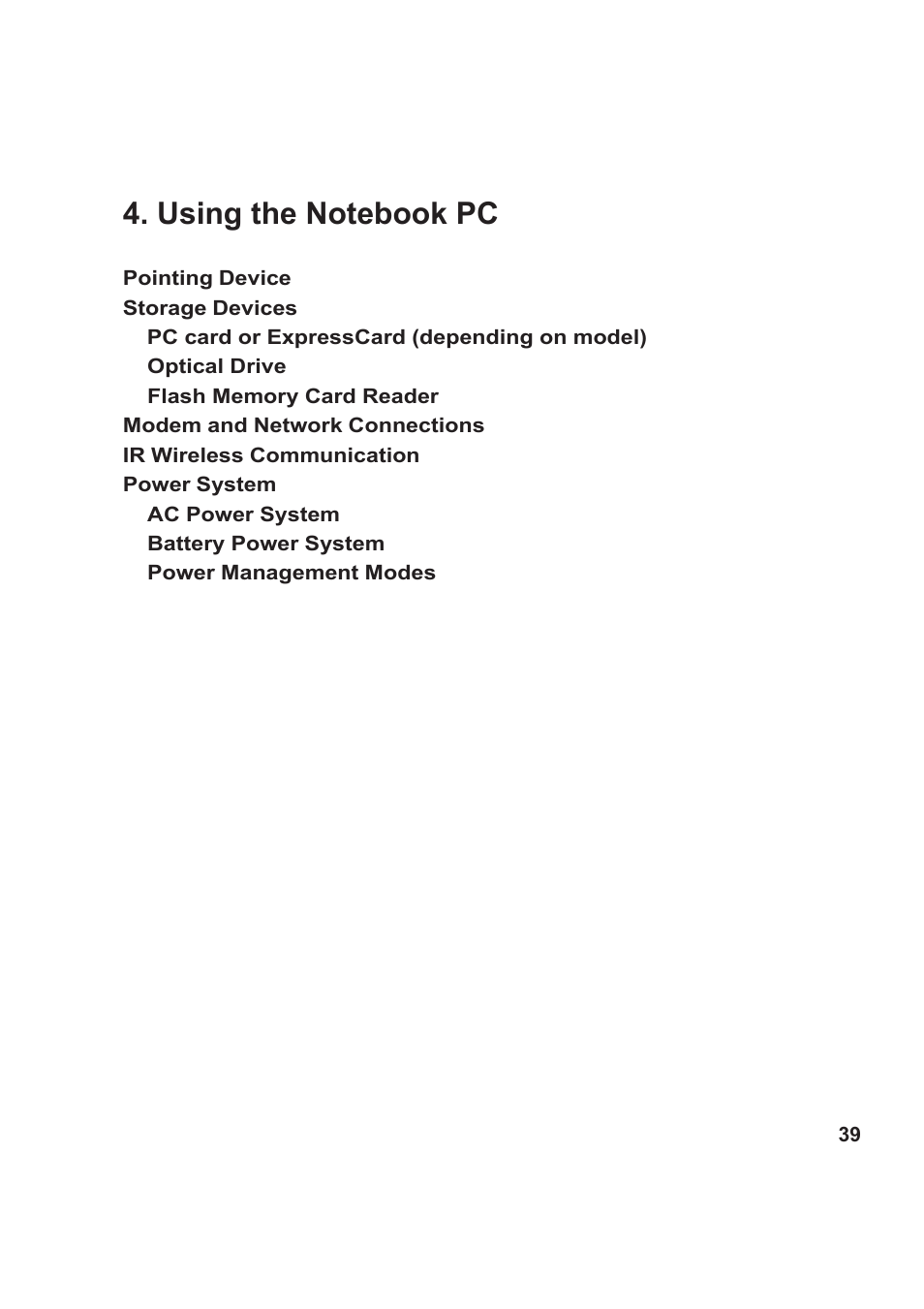 Asus VX1 User Manual | Page 39 / 77