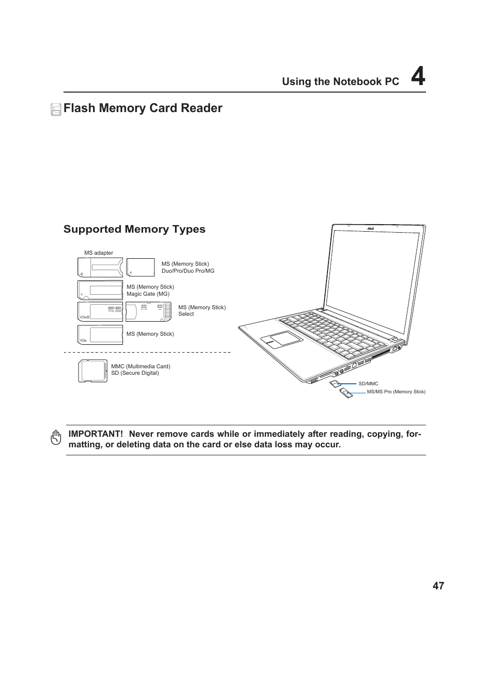 Asus VX1 User Manual | Page 47 / 77