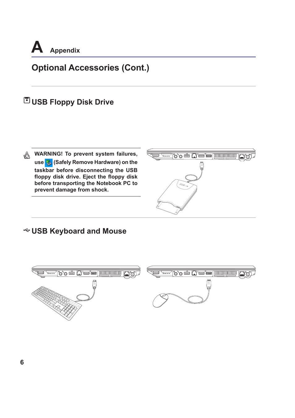 Optional accessories (cont.) | Asus VX1 User Manual | Page 64 / 77