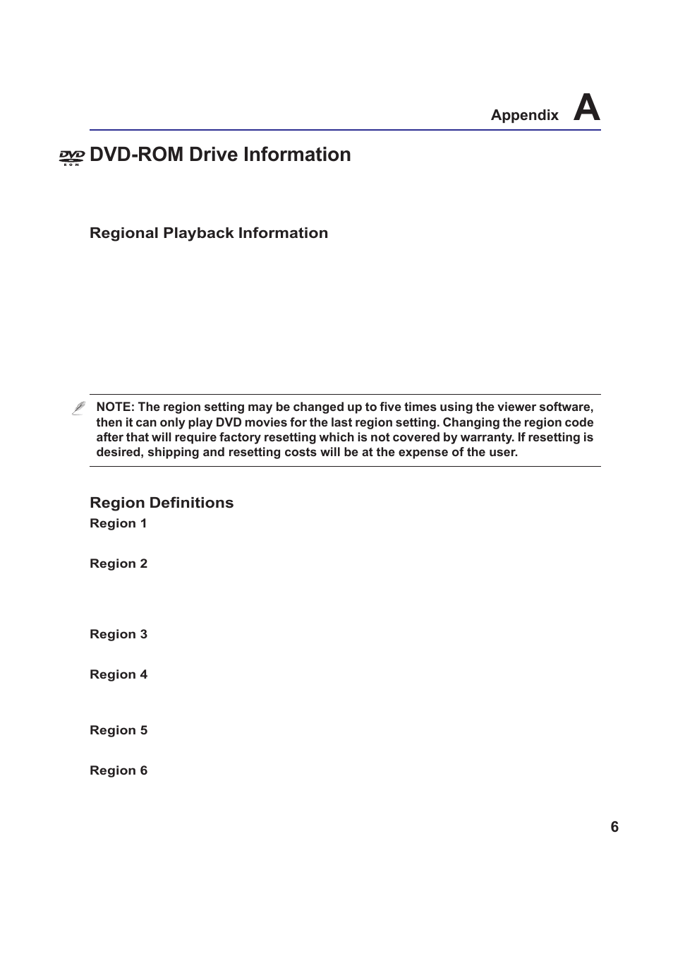 Dvd-rom drive information | Asus VX1 User Manual | Page 67 / 77