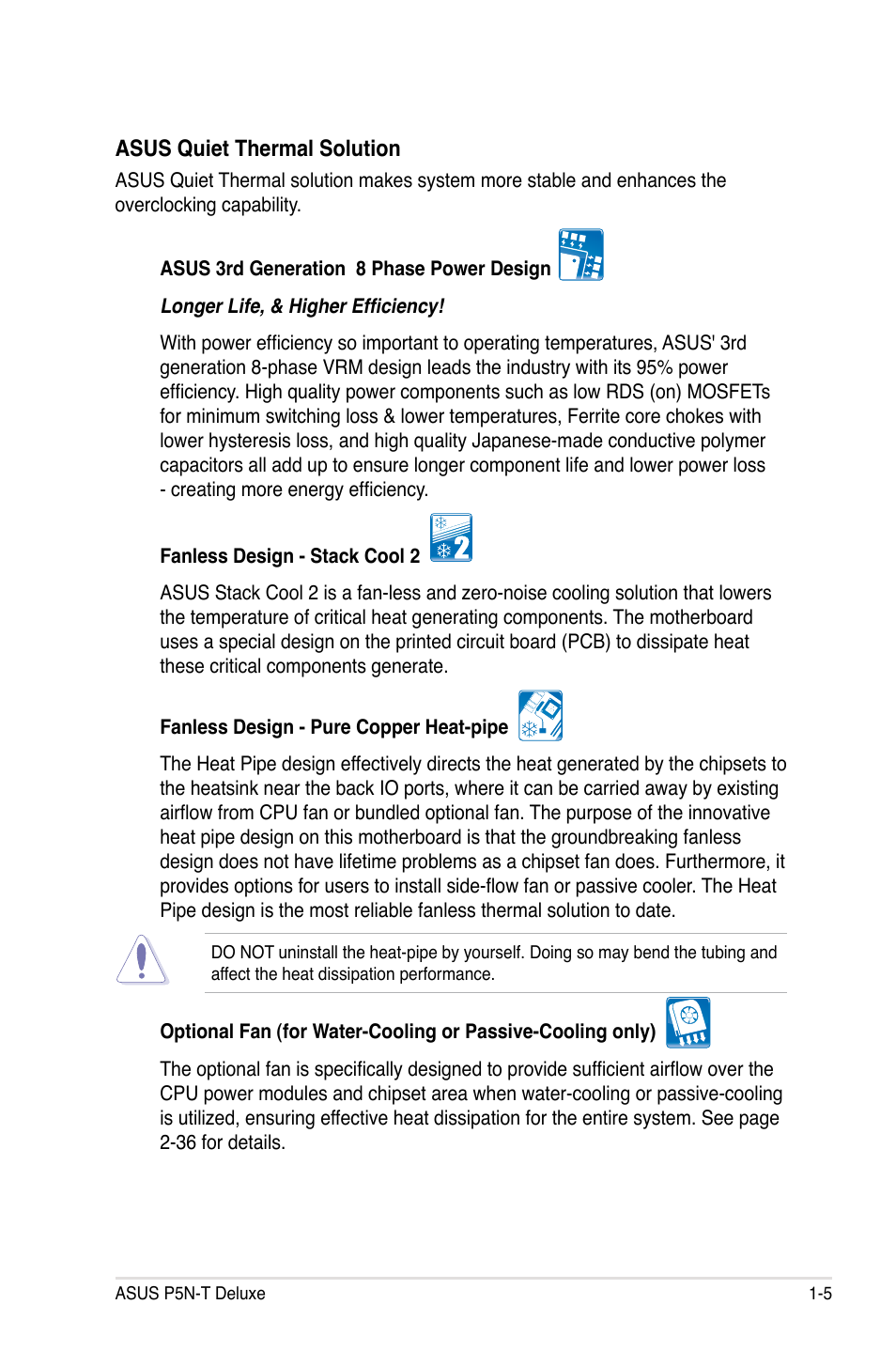 Asus P5N-T Deluxe User Manual | Page 21 / 174