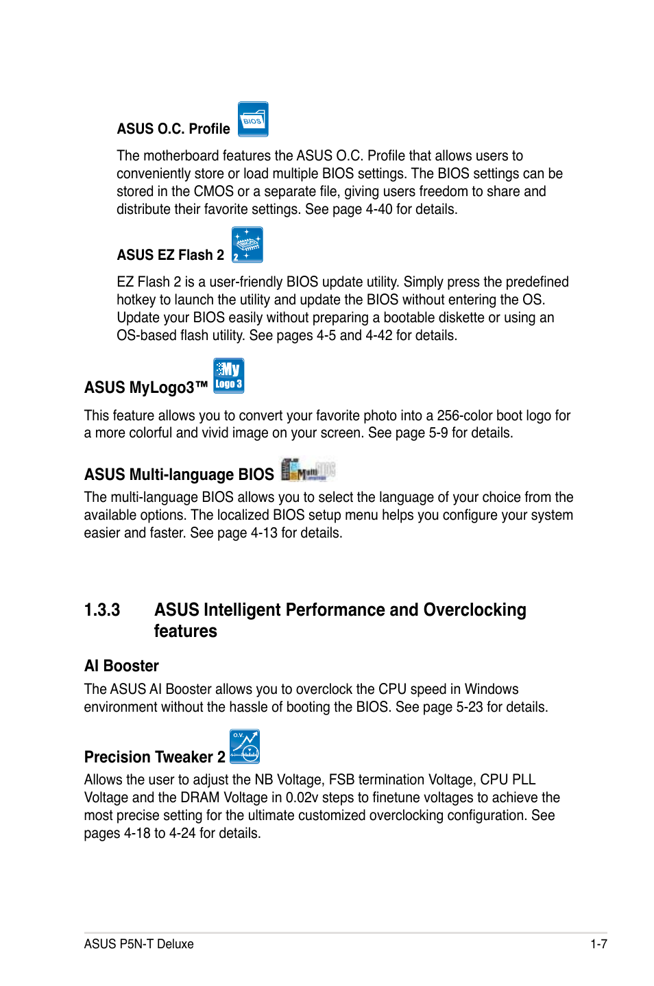 Asus P5N-T Deluxe User Manual | Page 23 / 174