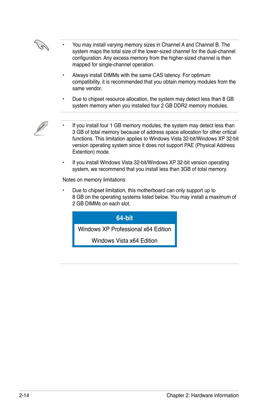 Asus P5N-T Deluxe User Manual | Page 40 / 174