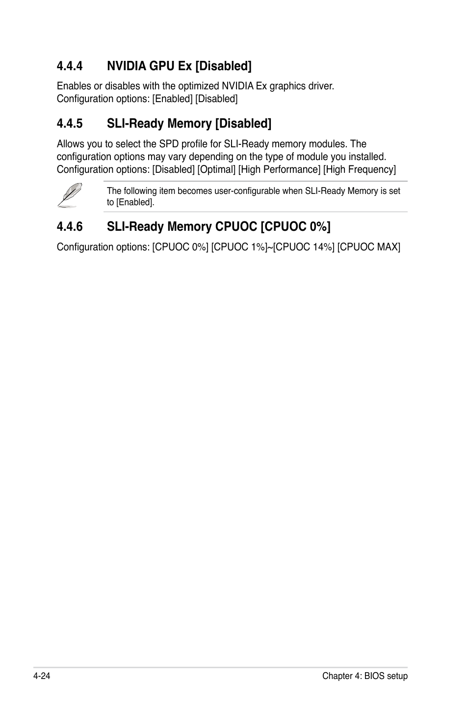 4 nvidia gpu ex [disabled | Asus P5N-T Deluxe User Manual | Page 92 / 174