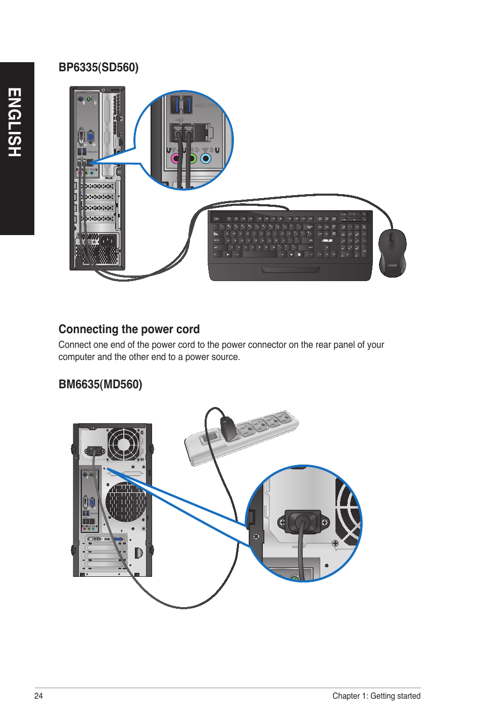 En gl is h en gl is h en gl is h en gl is h | Asus BP6335 User Manual | Page 24 / 72