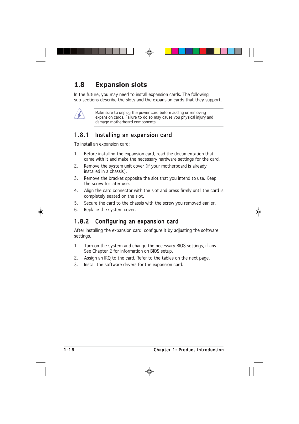 8 expansion slots | Asus P5LD2-VM User Manual | Page 30 / 90