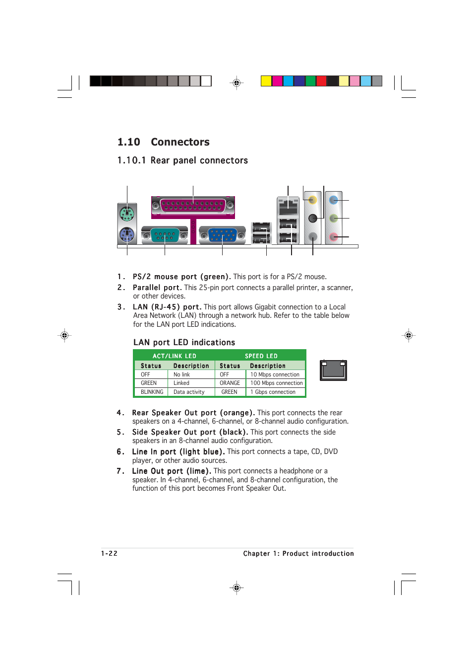 10 connectors | Asus P5LD2-VM User Manual | Page 34 / 90