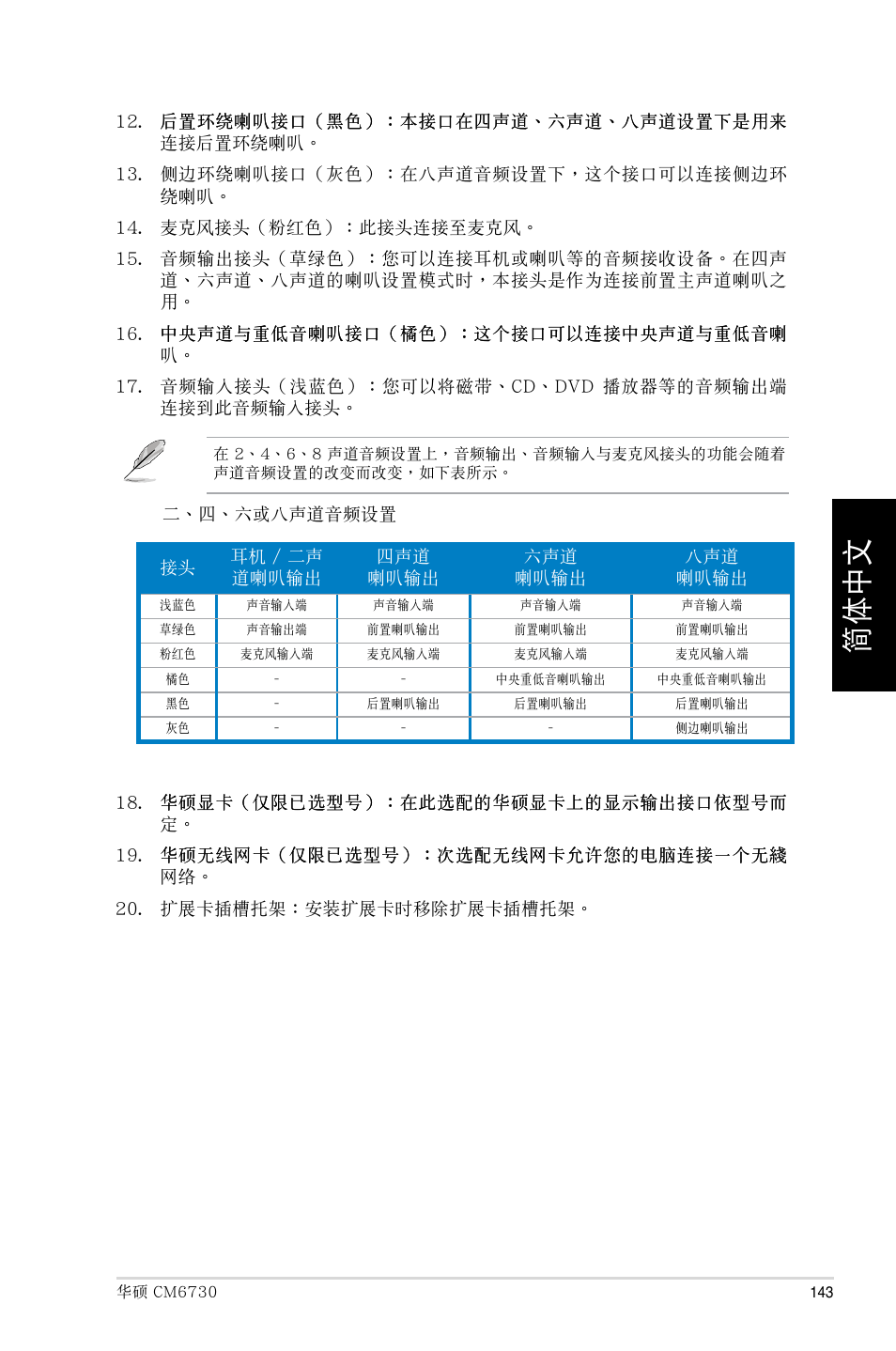 Asus CM6730 User Manual | Page 143 / 193