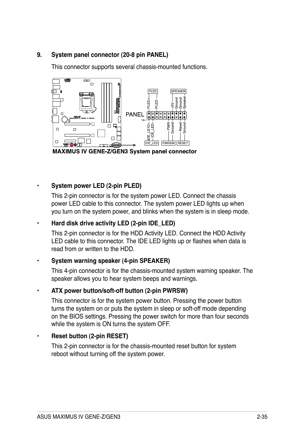 Asus Maximus IV GENE-Z/GEN3 User Manual | Page 67 / 192