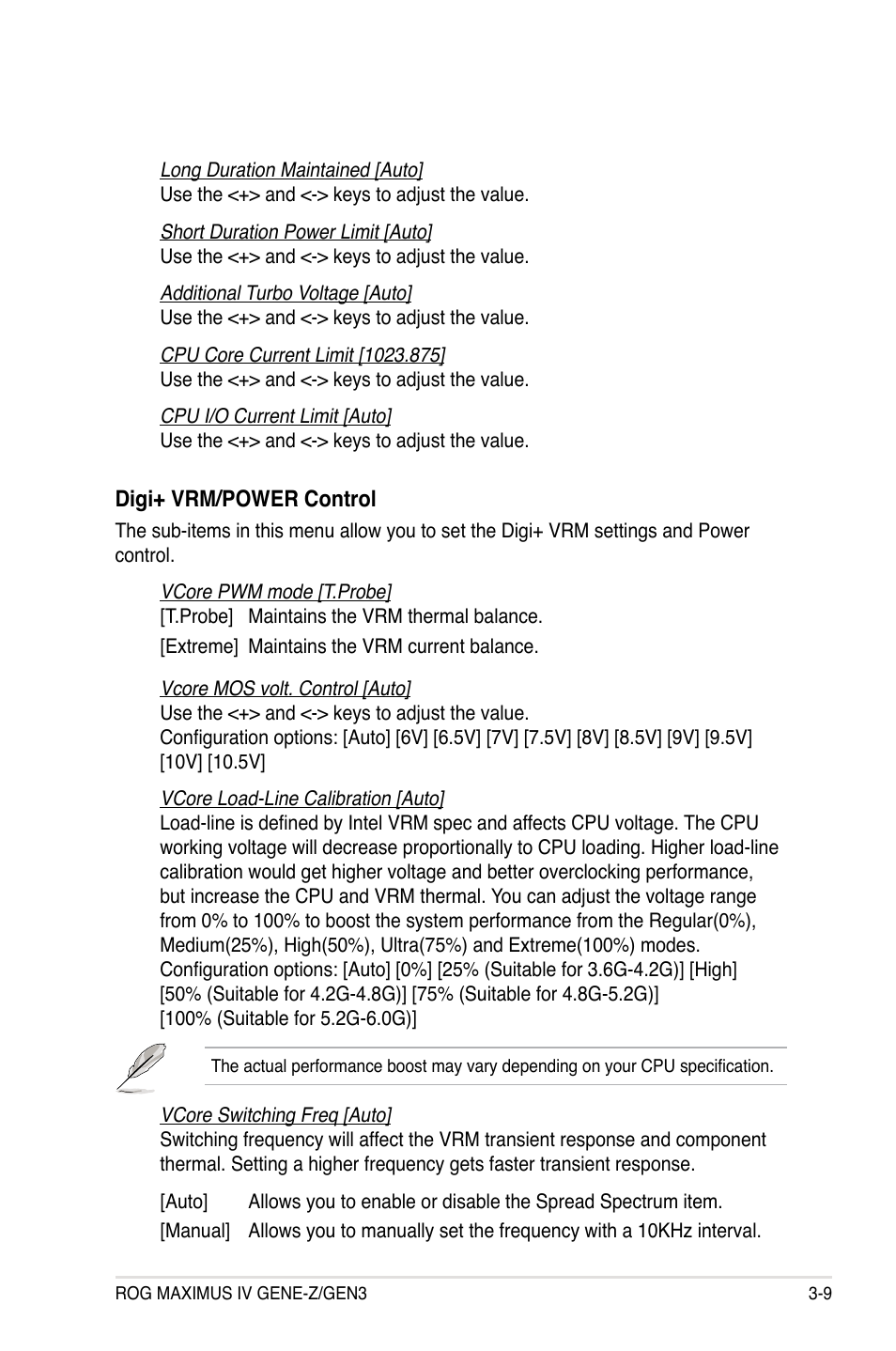 Asus Maximus IV GENE-Z/GEN3 User Manual | Page 97 / 192