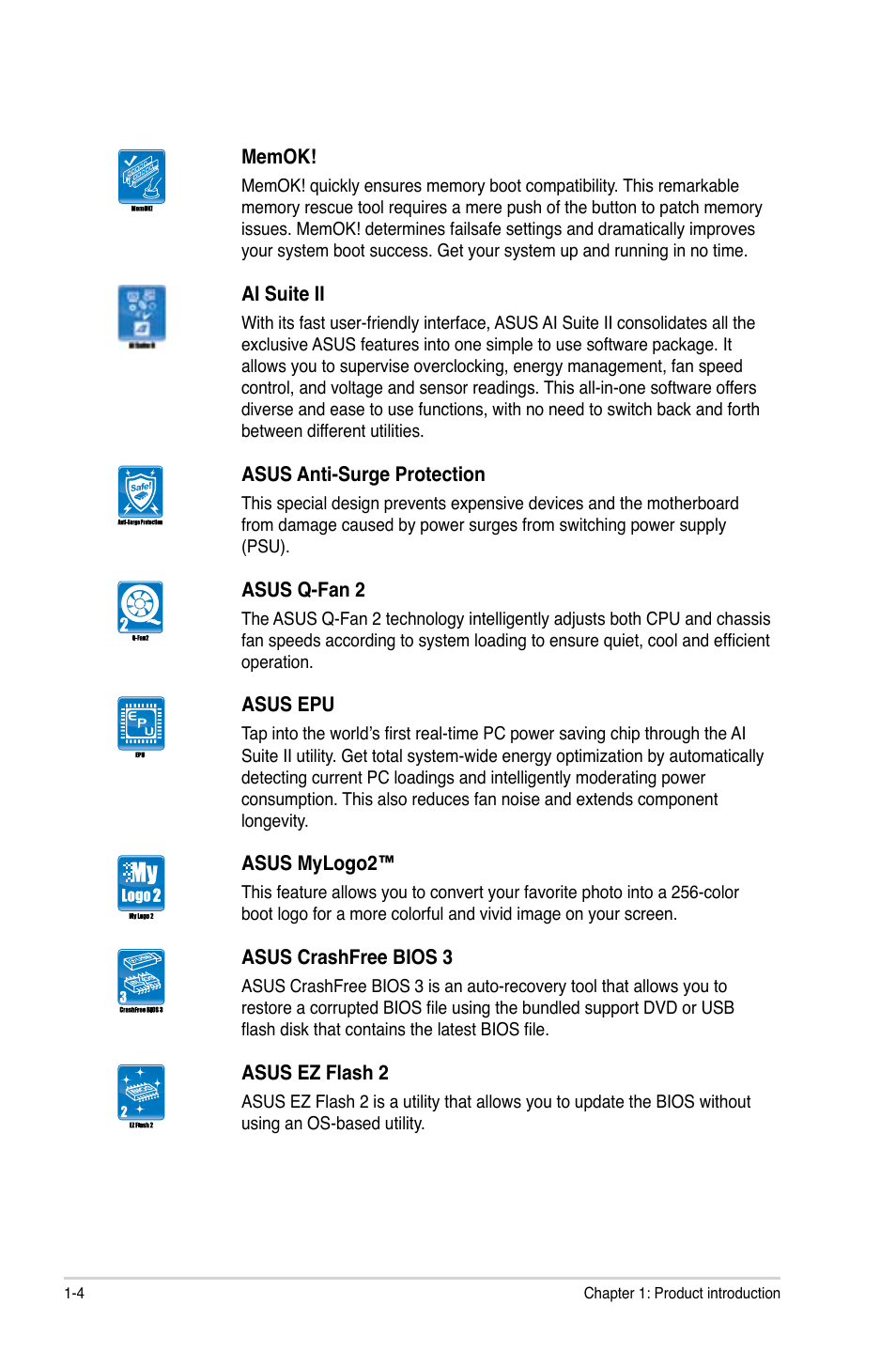 Asus P8B75-M LE PLUS User Manual | Page 14 / 79