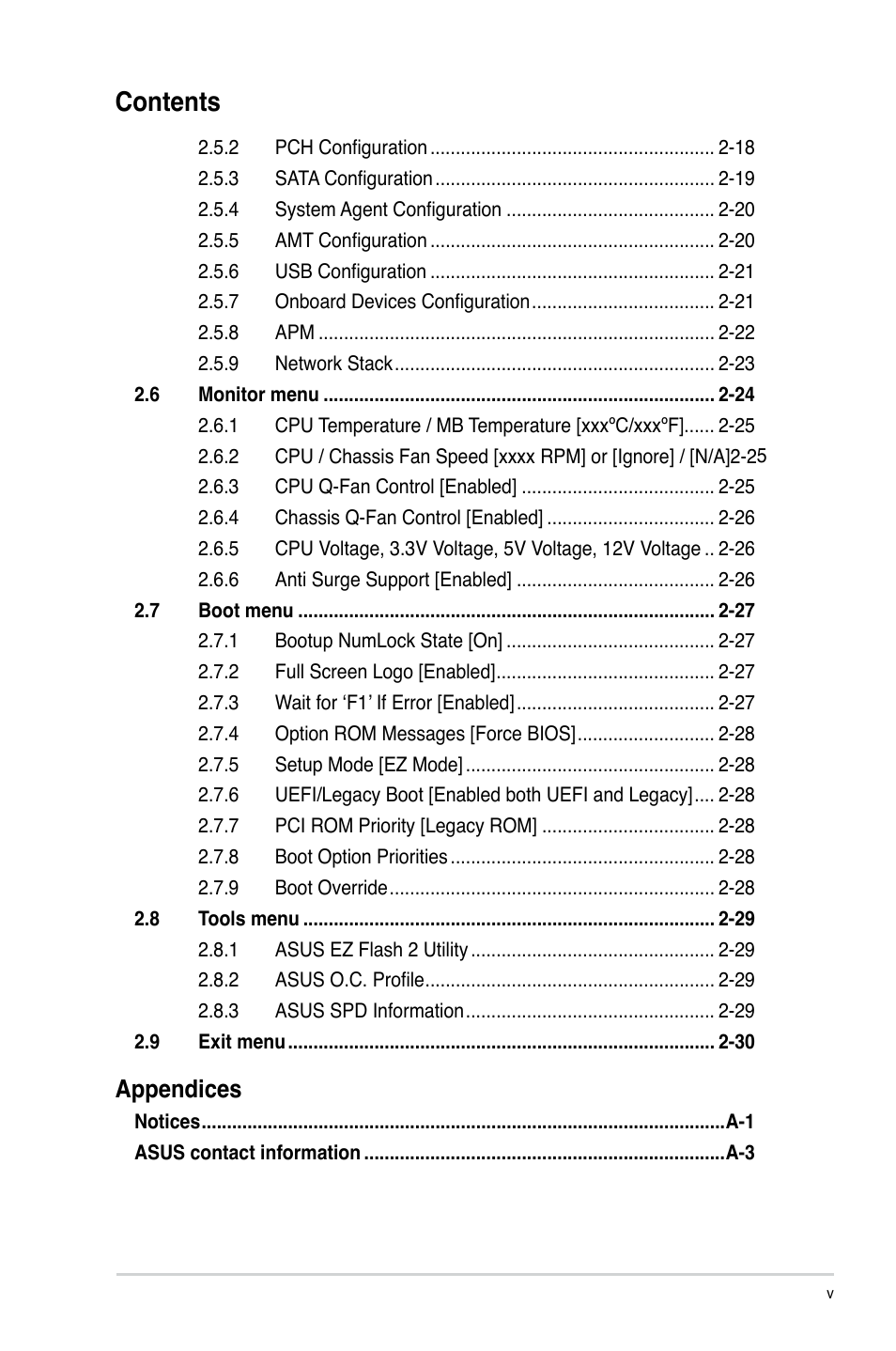 Asus P8B75-M LE PLUS User Manual | Page 5 / 79