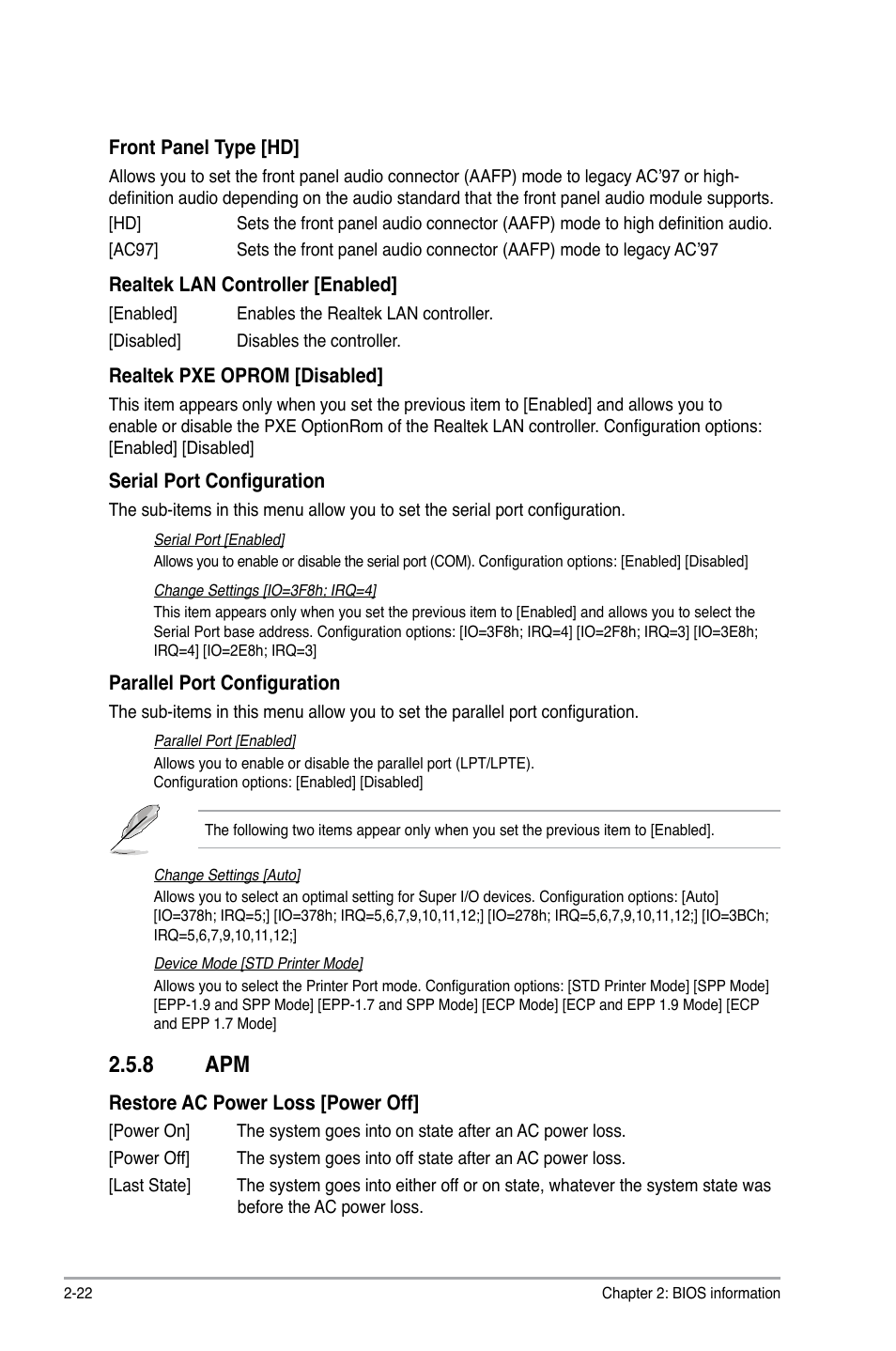 8 apm, Apm -22 | Asus P8B75-M LE PLUS User Manual | Page 67 / 79