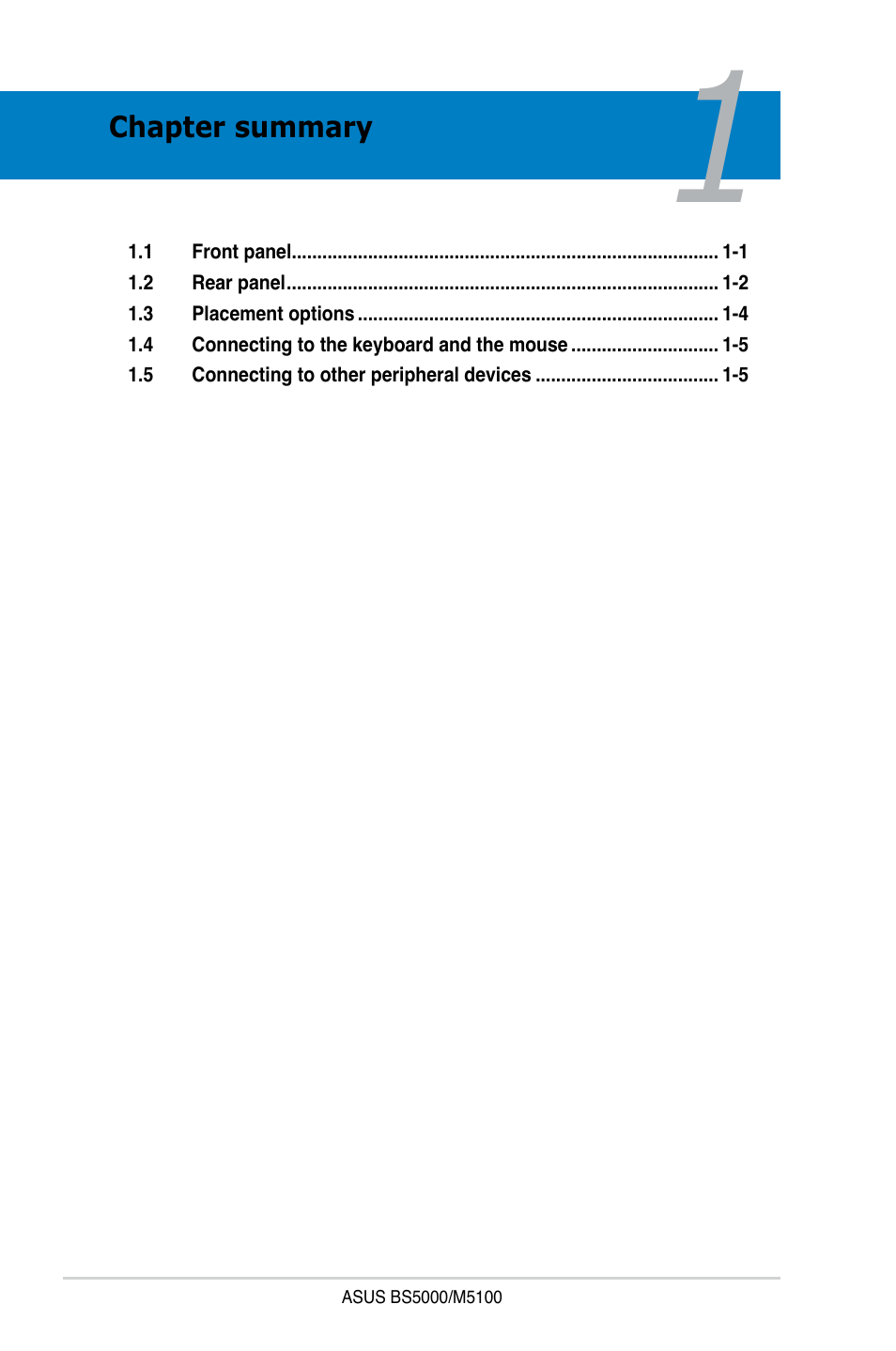 Asus BS5000 User Manual | Page 12 / 36