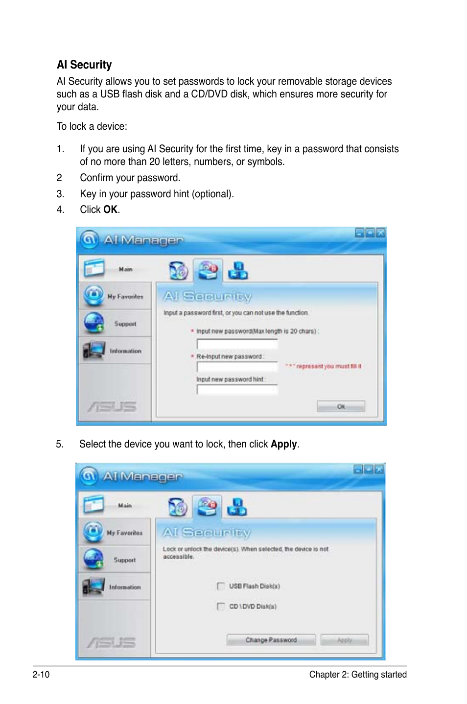 Asus BS5000 User Manual | Page 30 / 36