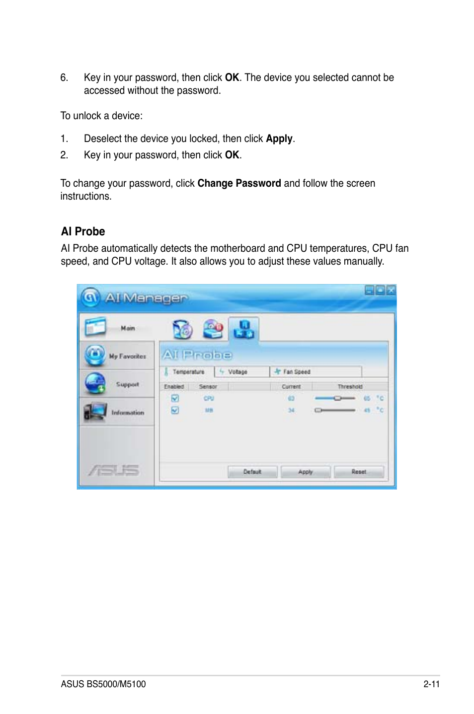 Asus BS5000 User Manual | Page 31 / 36