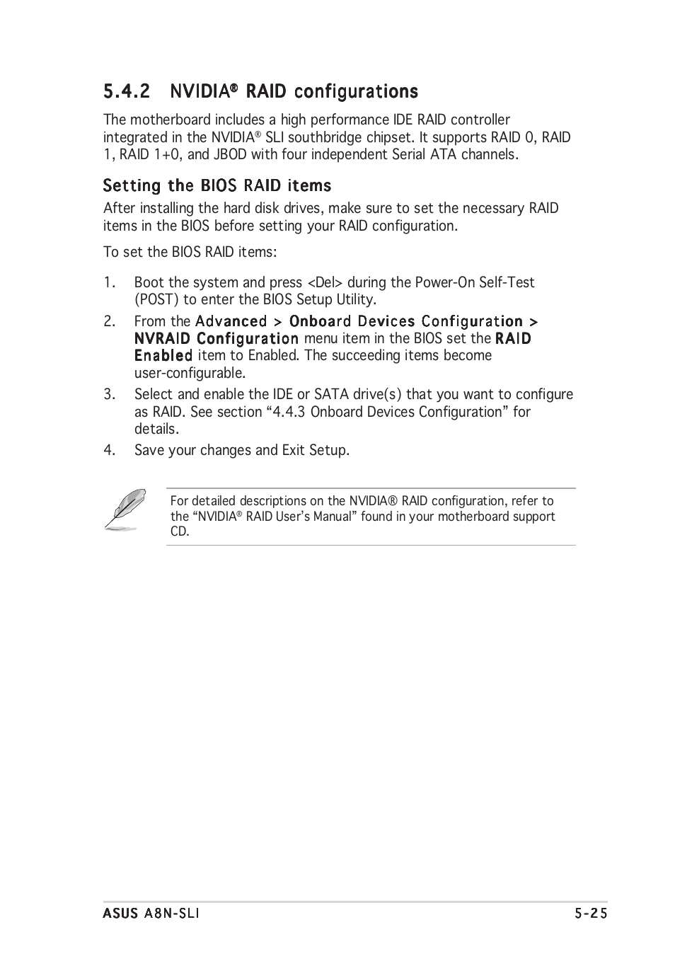 2 nvidia nvidia nvidia nvidia nvidia, Raid configurations | Asus A8N-SLI User Manual | Page 135 / 162