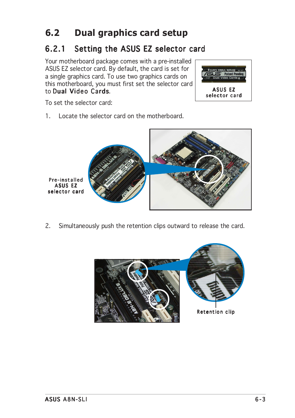 2 dual graphics card setup | Asus A8N-SLI User Manual | Page 153 / 162