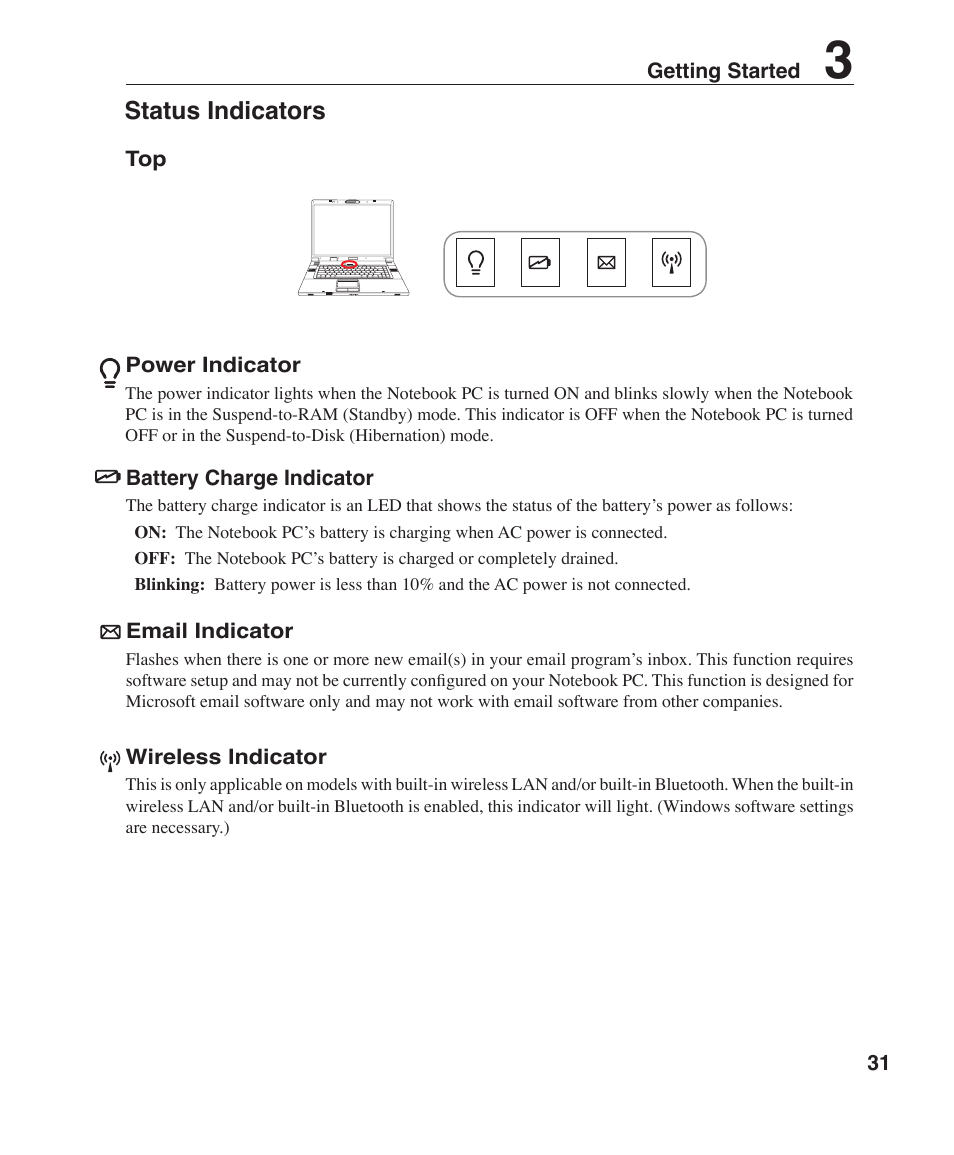 Asus Z84F User Manual | Page 31 / 68