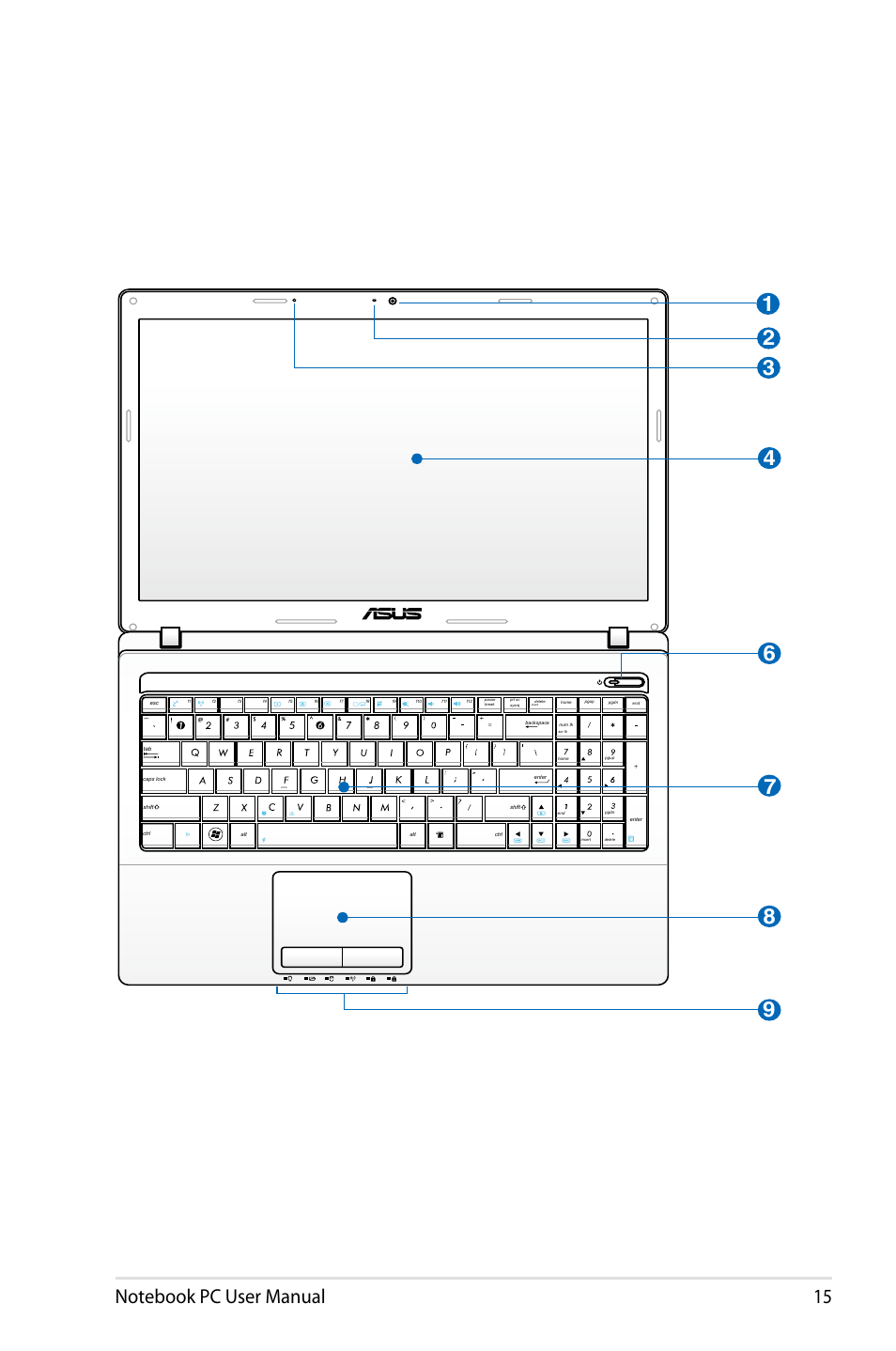 Asus X53SD User Manual | Page 15 / 110