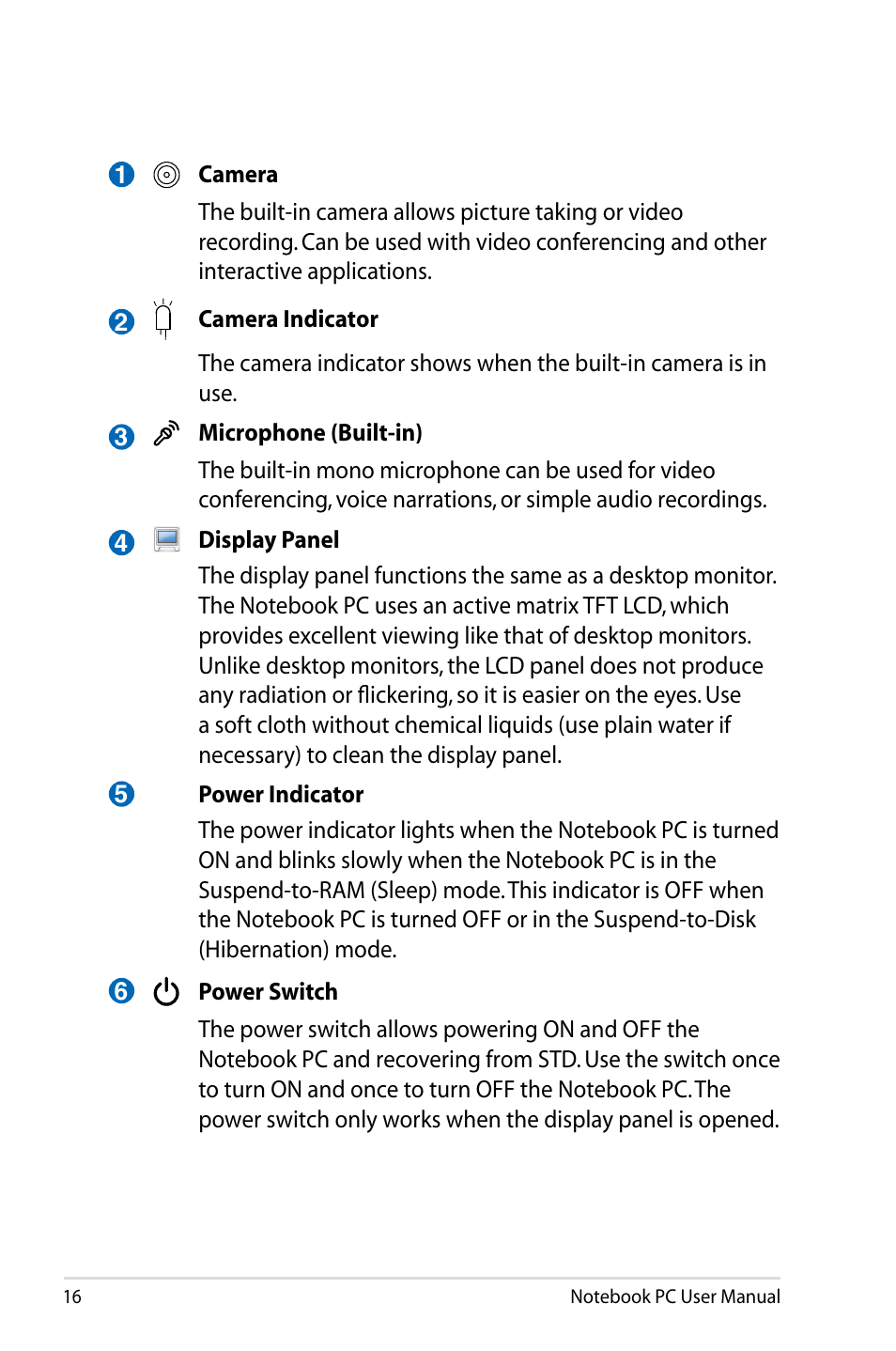 Asus X53SD User Manual | Page 16 / 110