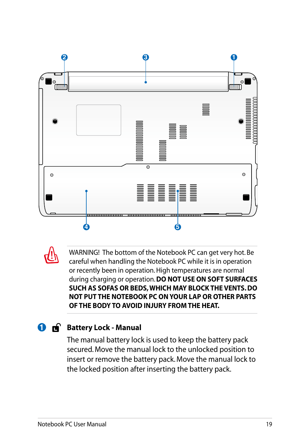 Asus X53SD User Manual | Page 19 / 110