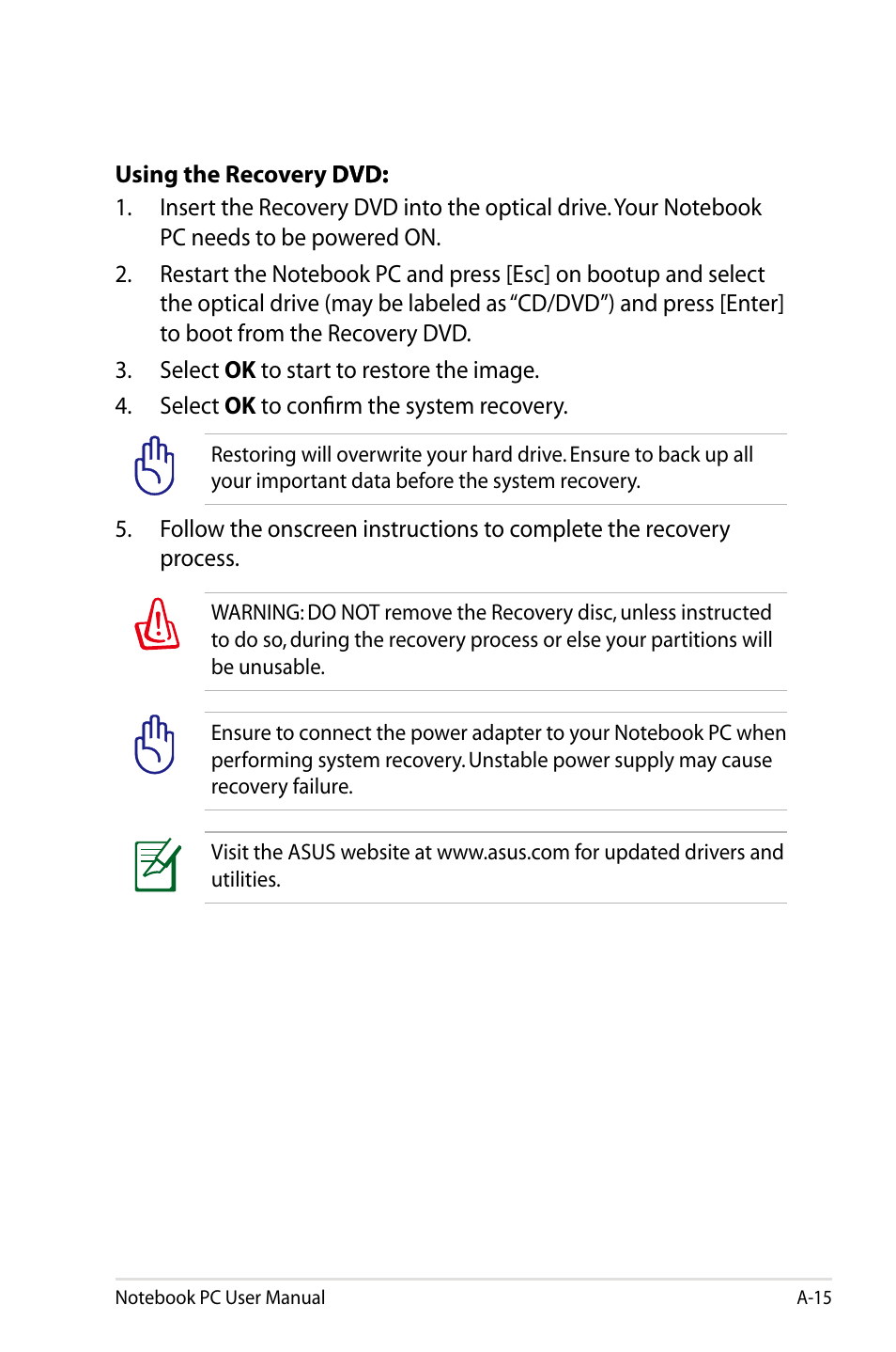 Asus X53SD User Manual | Page 87 / 110