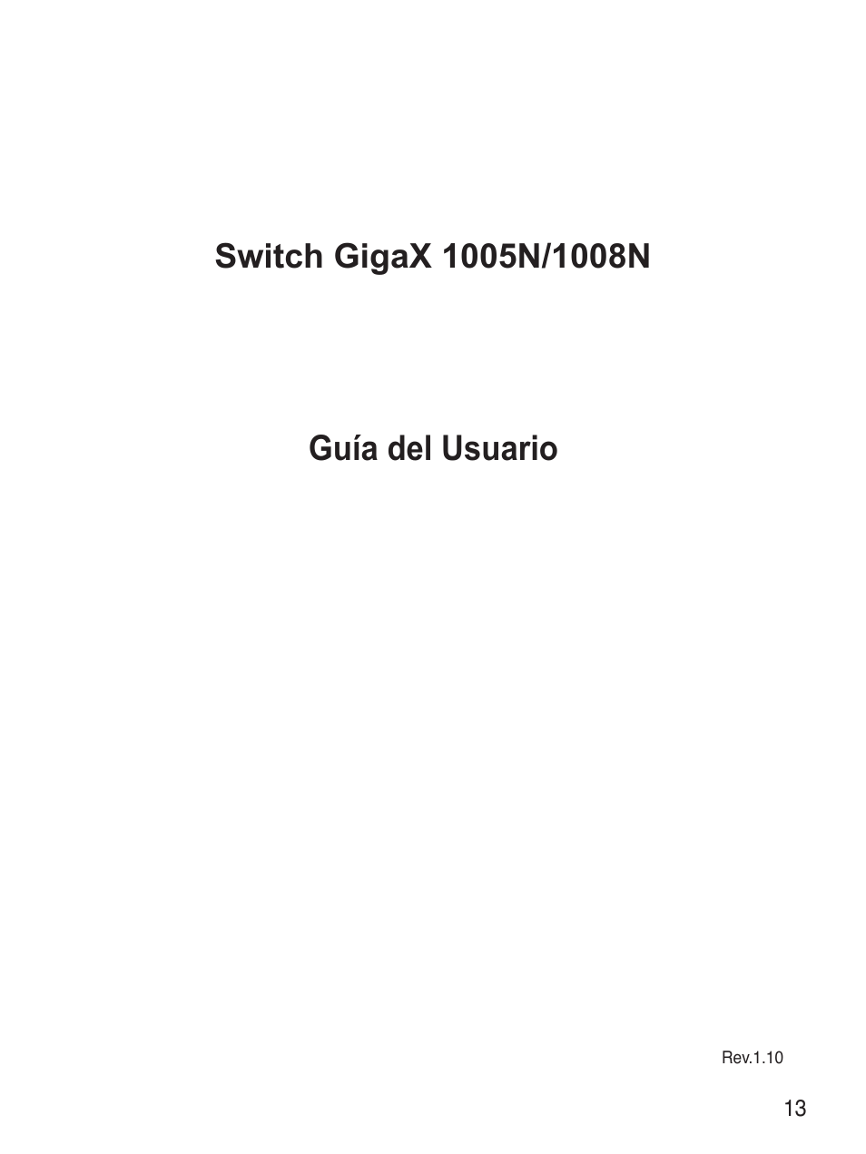 Guía del usuario | Asus GigaX1008N User Manual | Page 14 / 60