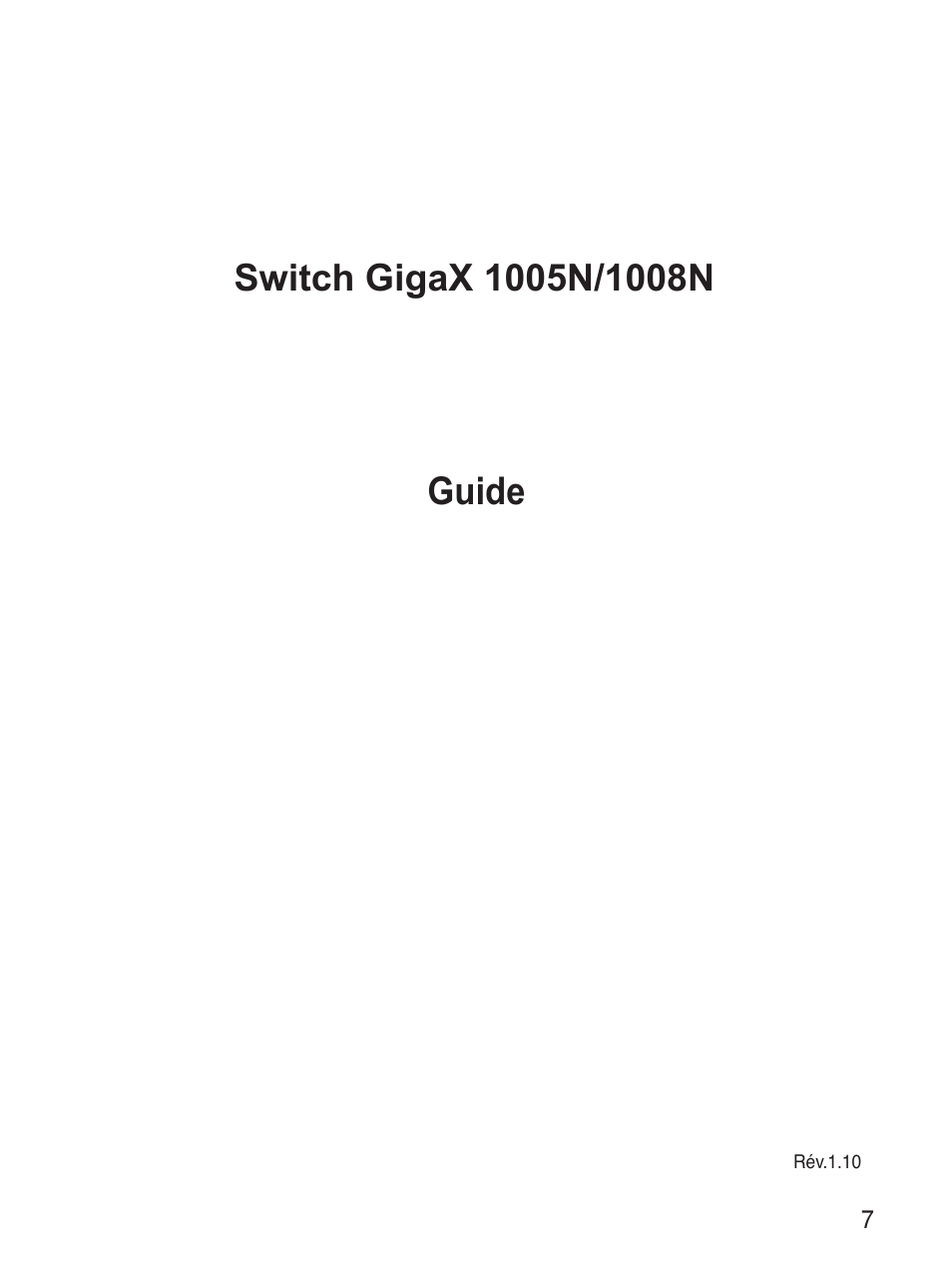 Guide | Asus GigaX1008N User Manual | Page 8 / 60