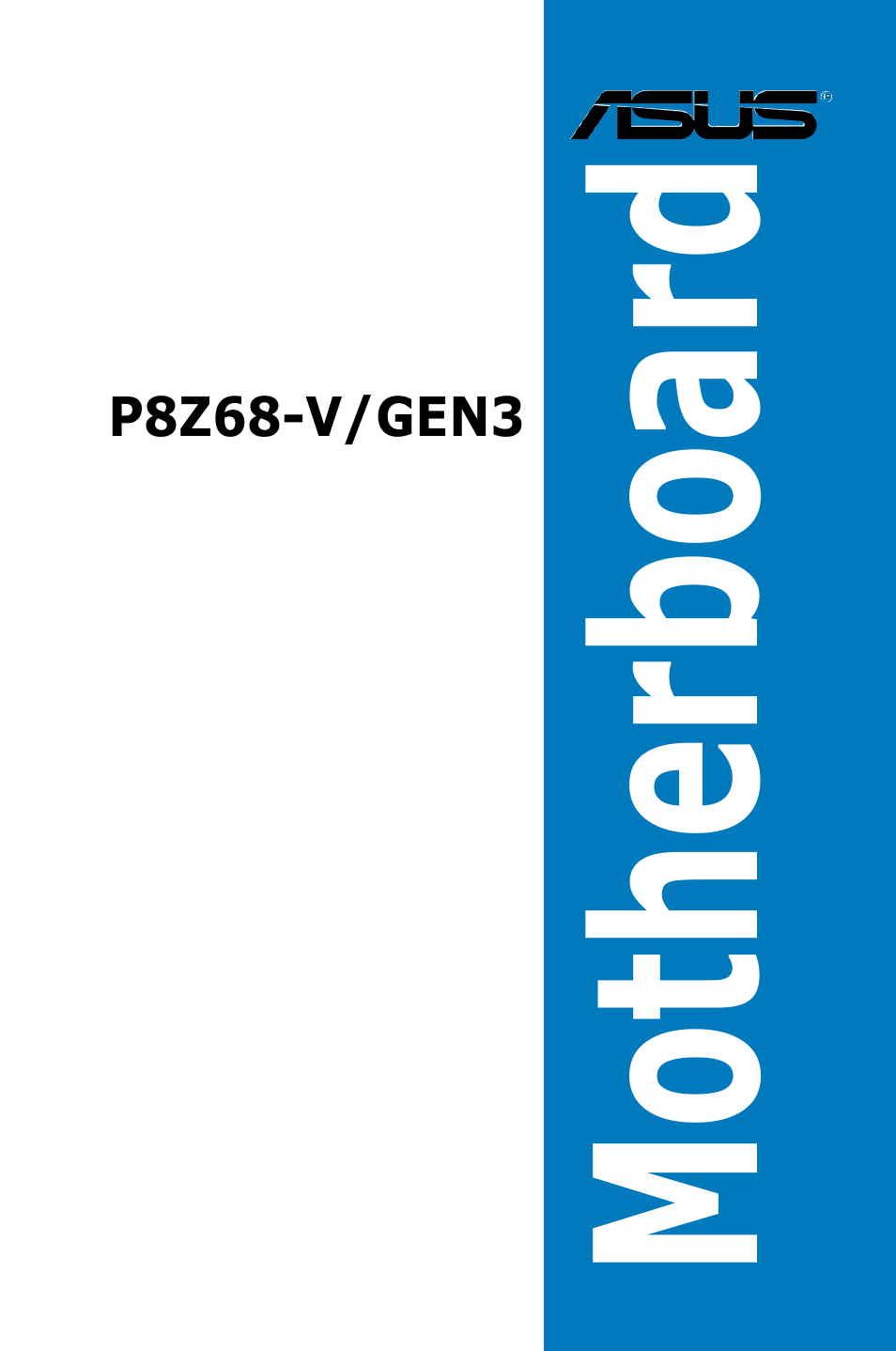 Asus P8Z68-V/GEN3 User Manual | 146 pages