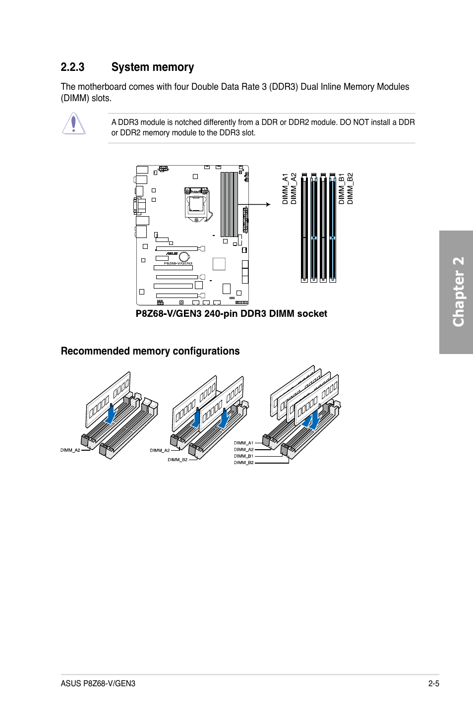 Chapter 2 | Asus P8Z68-V/GEN3 User Manual | Page 23 / 146