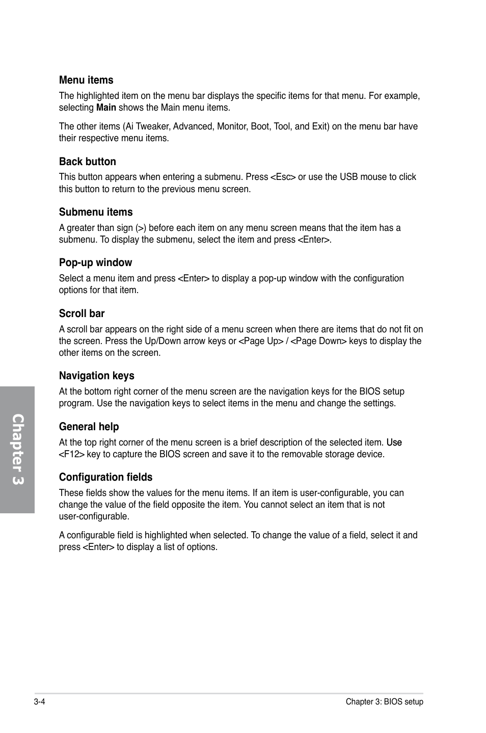 Chapter 3 | Asus P8Z68-V/GEN3 User Manual | Page 70 / 146