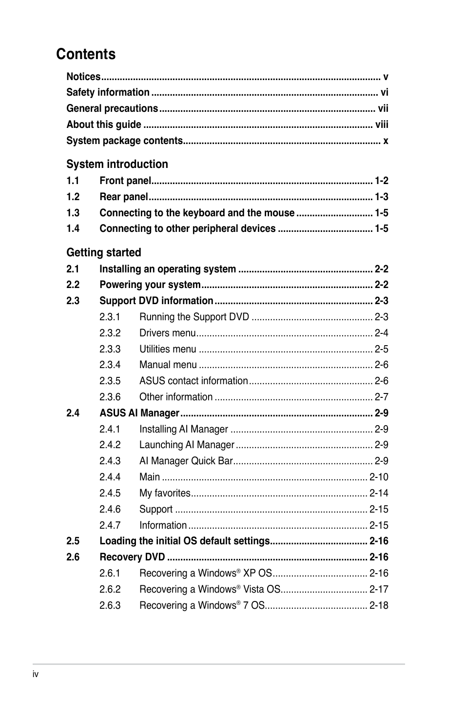 Asus BP5242 User Manual | Page 4 / 35