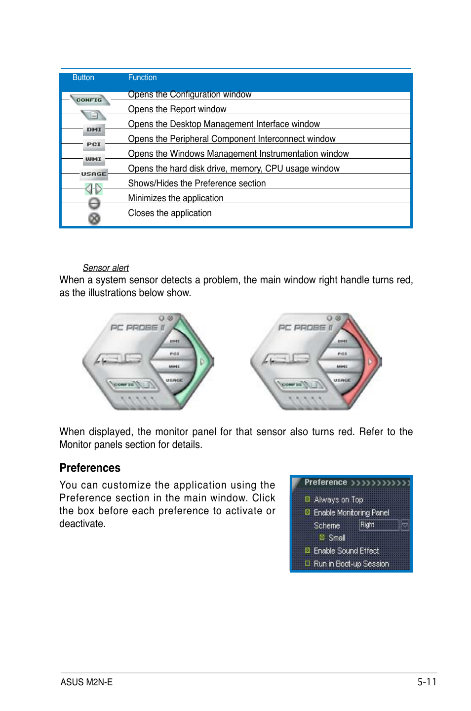 Preferences | Asus M2Ne User Manual | Page 121 / 146