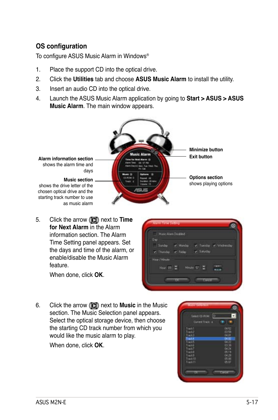 Os configuration | Asus M2Ne User Manual | Page 127 / 146