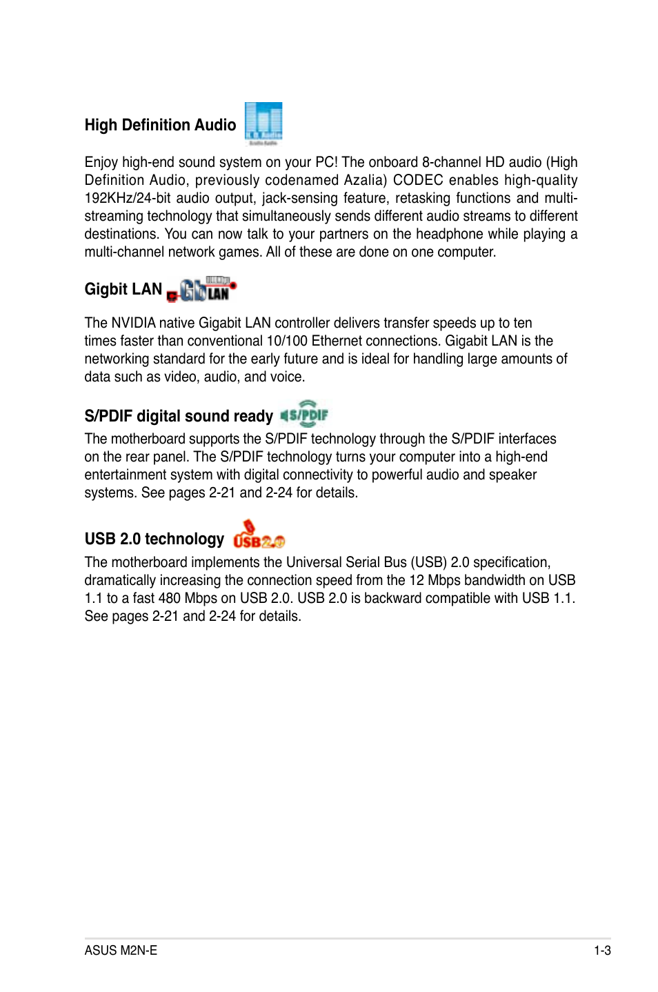 Asus M2Ne User Manual | Page 19 / 146