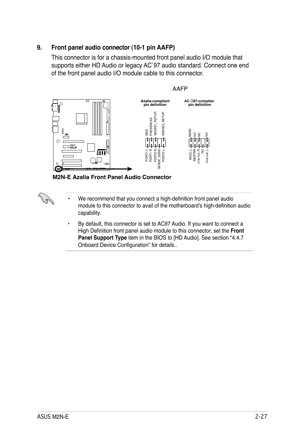 Asus m2n-e 2-2, Aafp | Asus M2Ne User Manual | Page 51 / 146